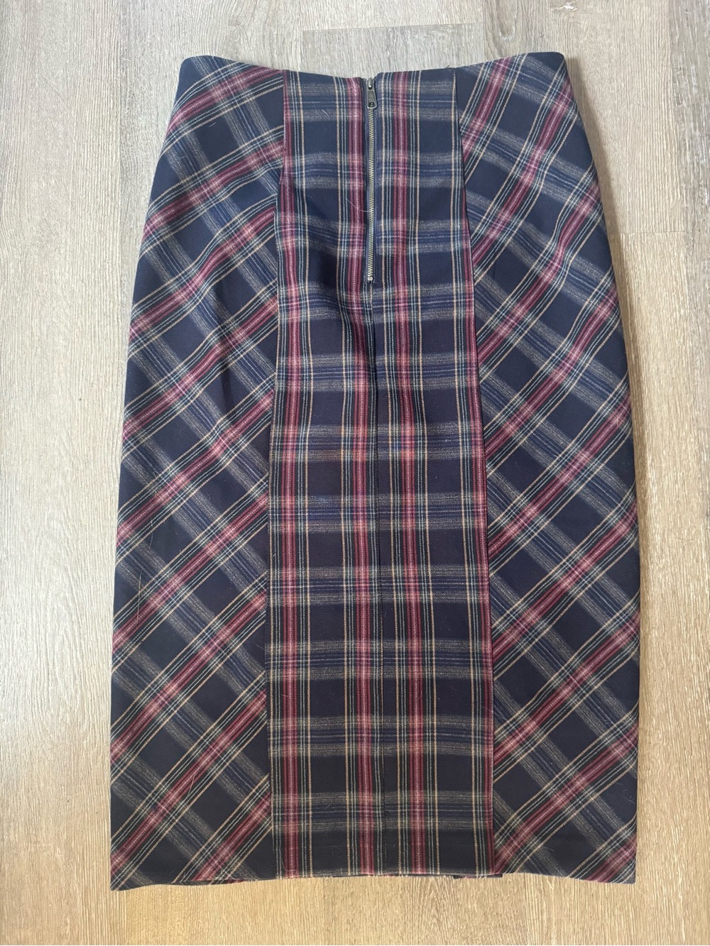 Free People Wellington Tartan Plaid Pencil Skirt - Picture 6 of 6